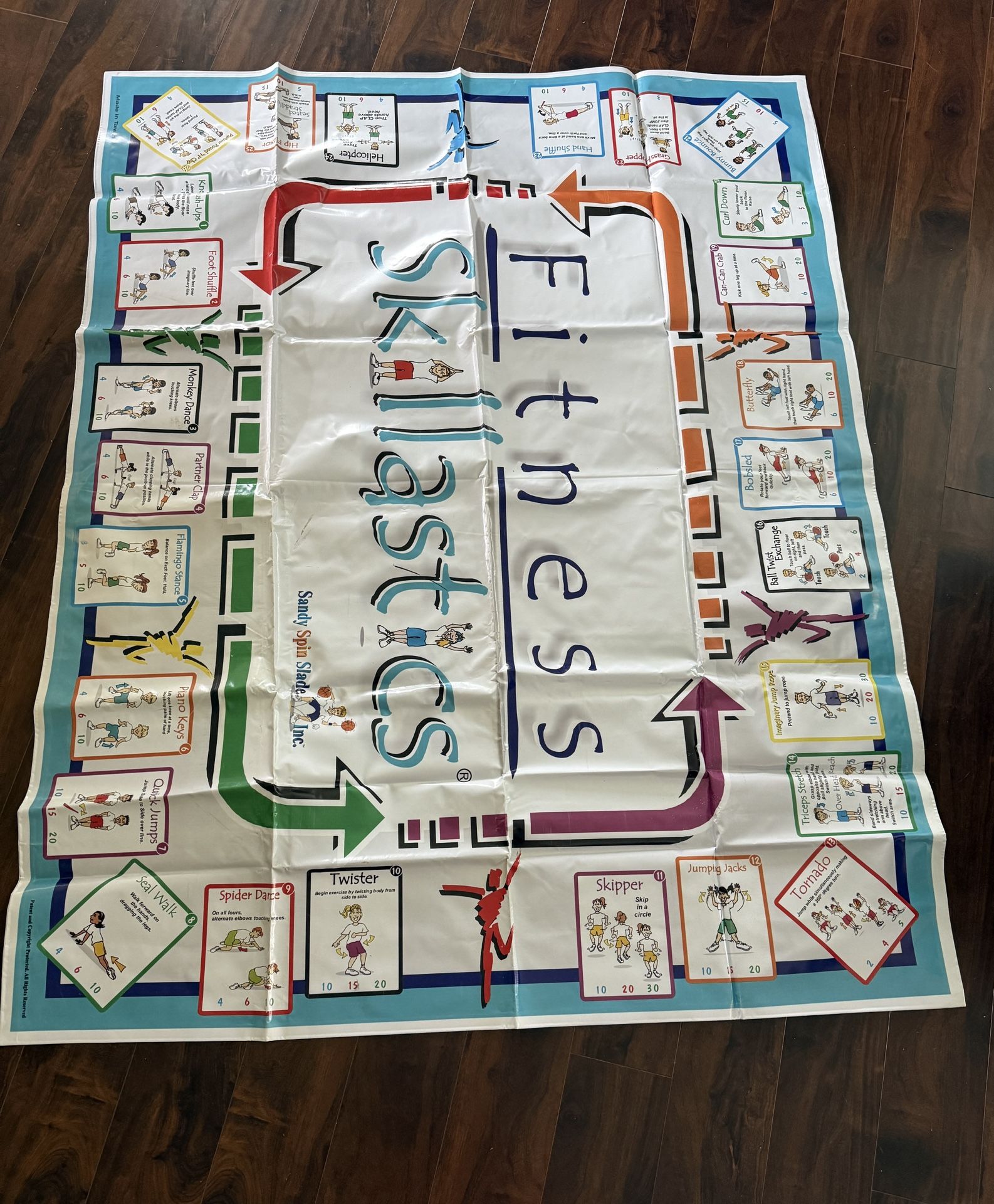 Kids or seniors fitness circuit mats From Fitness Skillastics®