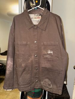 Stussy Brown Work Jacket XL