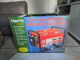 Generator Power Pro 3500 New Never Used