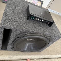 10’ Kenwood Subwoofer & 1500 Watt Kenwood Amplifier