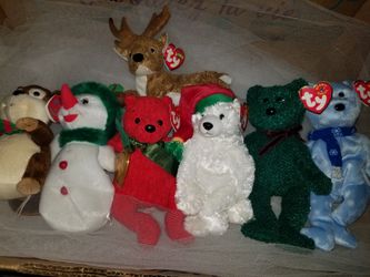 Ty beanie babies christmas