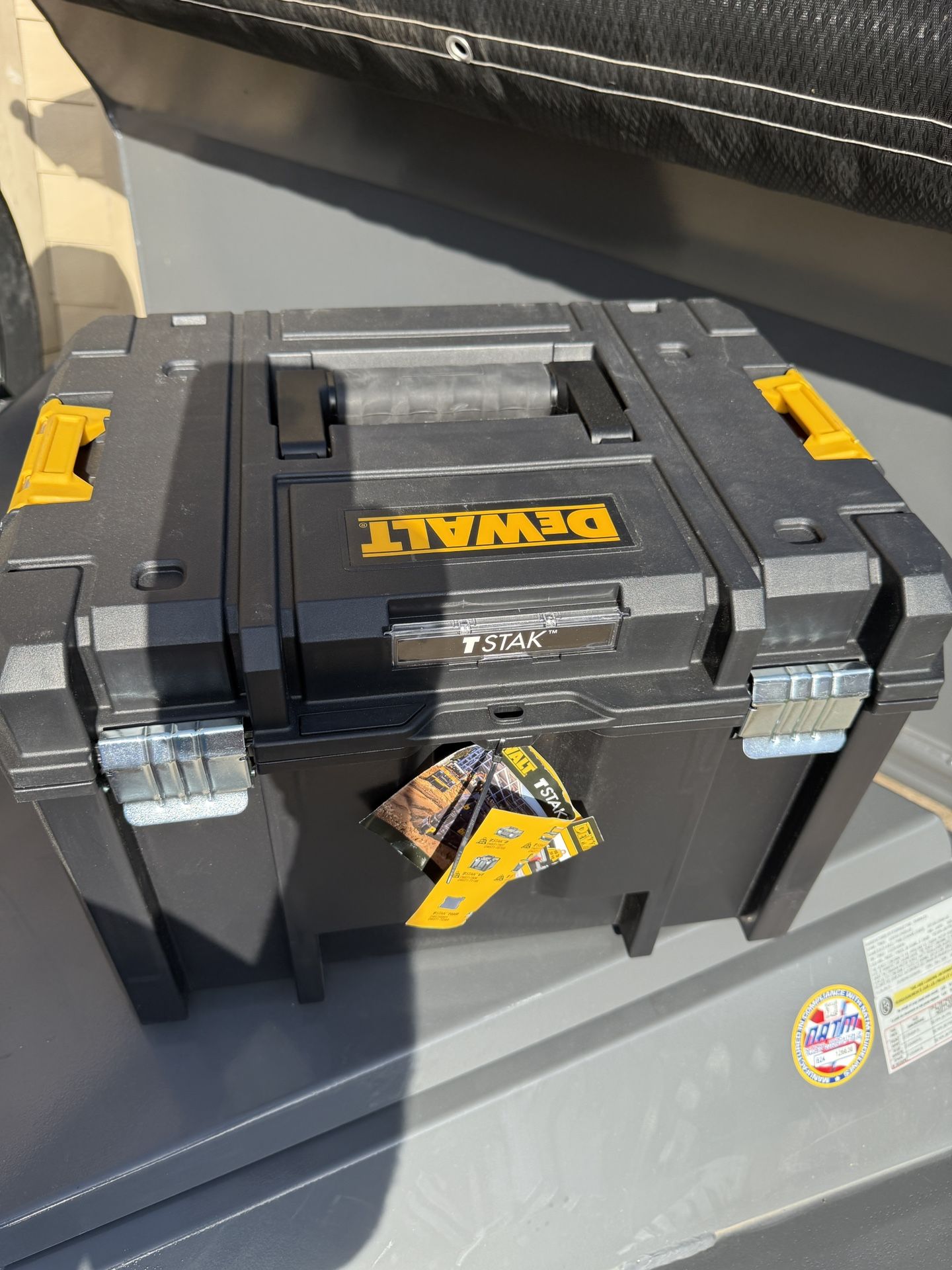 DeWalt T-STAK Deep Box, DWST17806, Storage box, see pictures for dimensions. $25 Brand New