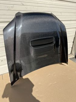 Brand New 2005 2006 2007 2008 2009 Subaru Legacy STI Style Carbon Fiber Vented Hood
