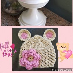 Crochet baby hat