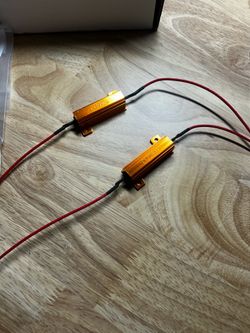 MAX BILT TRAIL TAIL - 50 WATT 6 OHM RESISTORS PAIR HYPERFLASH ELIMINATOR TT-RESIST