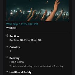 The KID Laroi In SF 9/7 