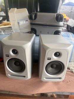 KRK Studio Monitor Speakers Pair Grey