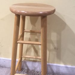 Wooden Stool 30 Inch Tall 