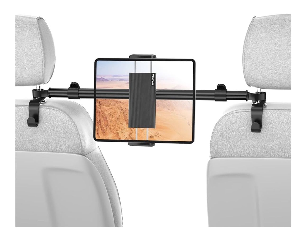 Car Tablet Holder Mount for iPad: Headrest Tablet Stand for Car Back Seat Compatible with iPad Pro Air Mini | Galaxy Tab | Kindle Fire HD | Switch OLE