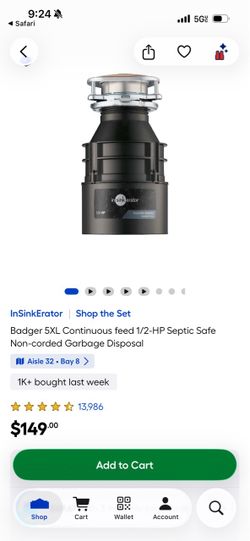 Badger 5XL Garbage Disposal