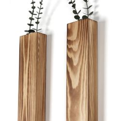 Dos Macetas De Madera NUEVAS!!! Two Wooden Pot NEW!!!