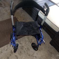 Blue Walker / Sitting Chair