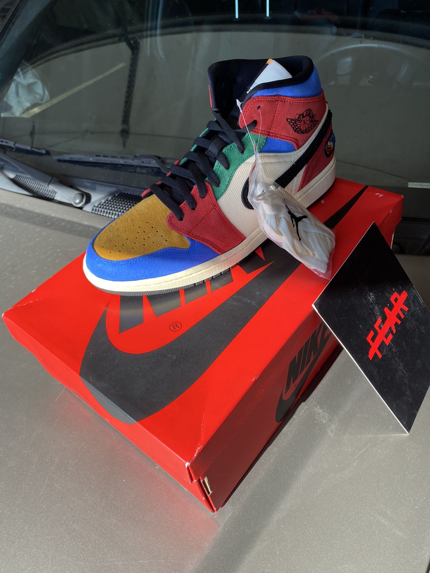 Fear pack Jordan size 12 Deadstock Blue the great