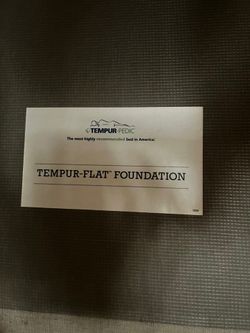 TEMPUR-Flat® Foundation Split King 9”