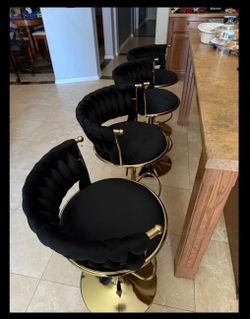 Set 4 bar stools (Nuevo en Su caja)