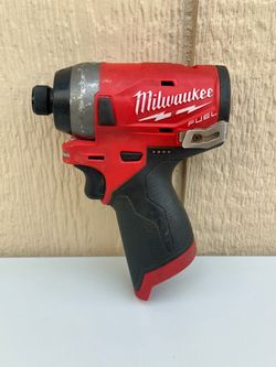 M12 Milwaukee FUEL Brushless Impact 12 Volt TOOL ONLY No Bat Power Tools Red
