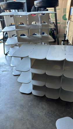 Shoe Organizer, Stacking Adjustable 24 Pairs