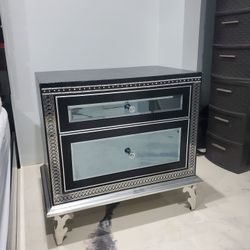 Hollywood swank nightstand