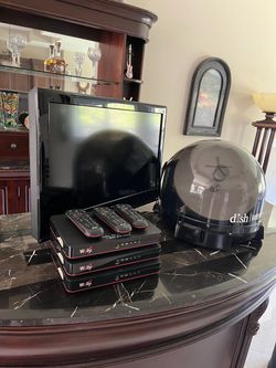 Dish Satellite System portable for TV on the go