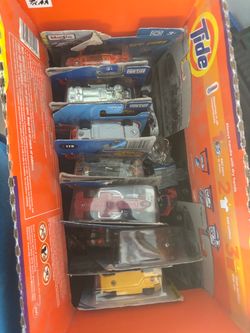 Box of hot wheels
