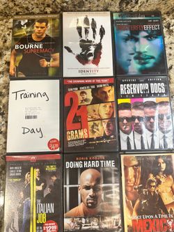 9 suspense action thriller movies dvd bundle