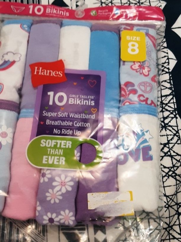 Hanes 10 Bikinis Supper Soft Waistband
