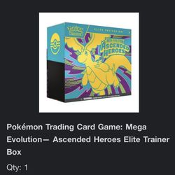 Pokémon TCG: Ascended Heroes Collection – Brand New Sealed