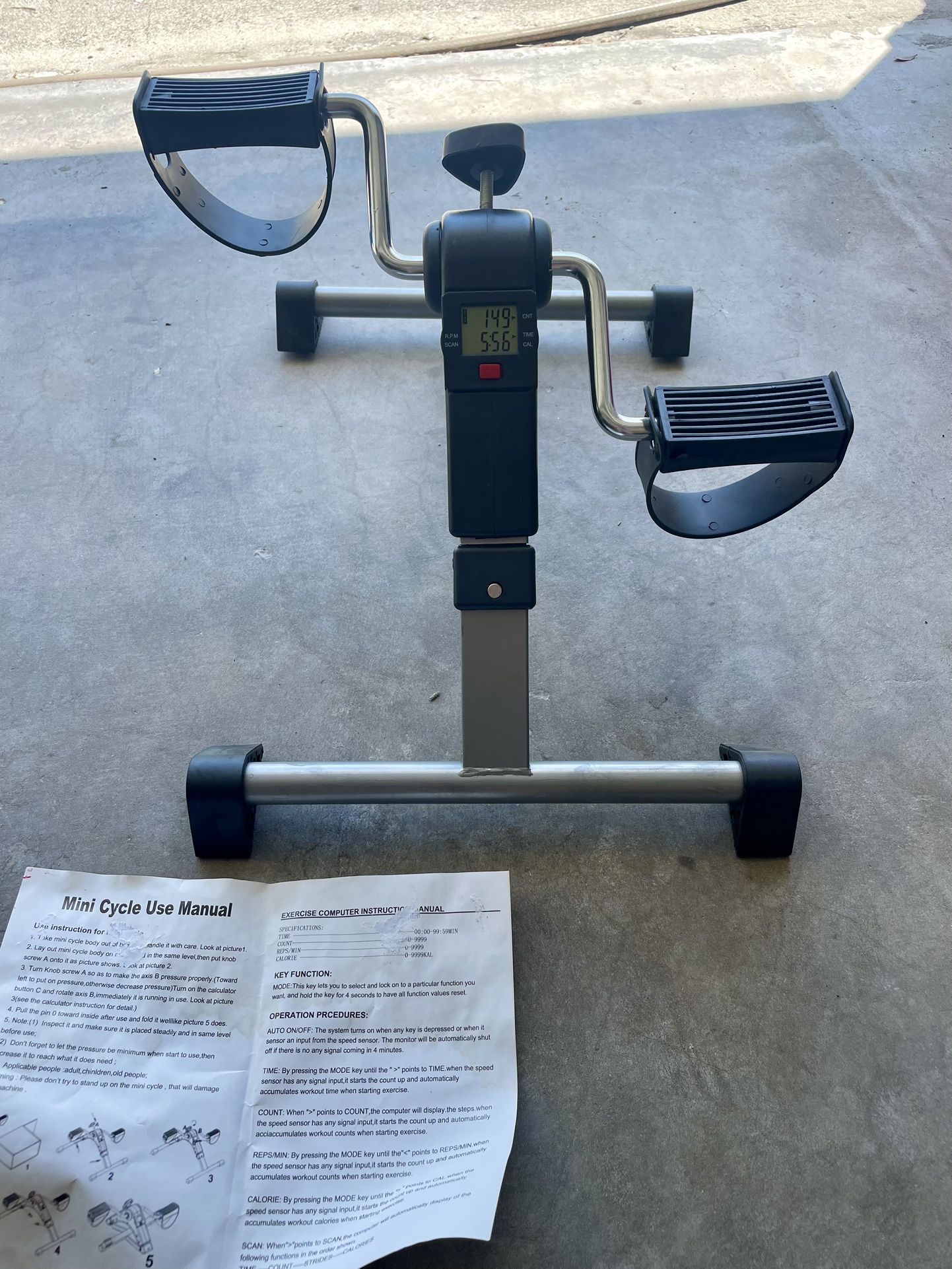 Under Desk Bike Pedal Exerciser