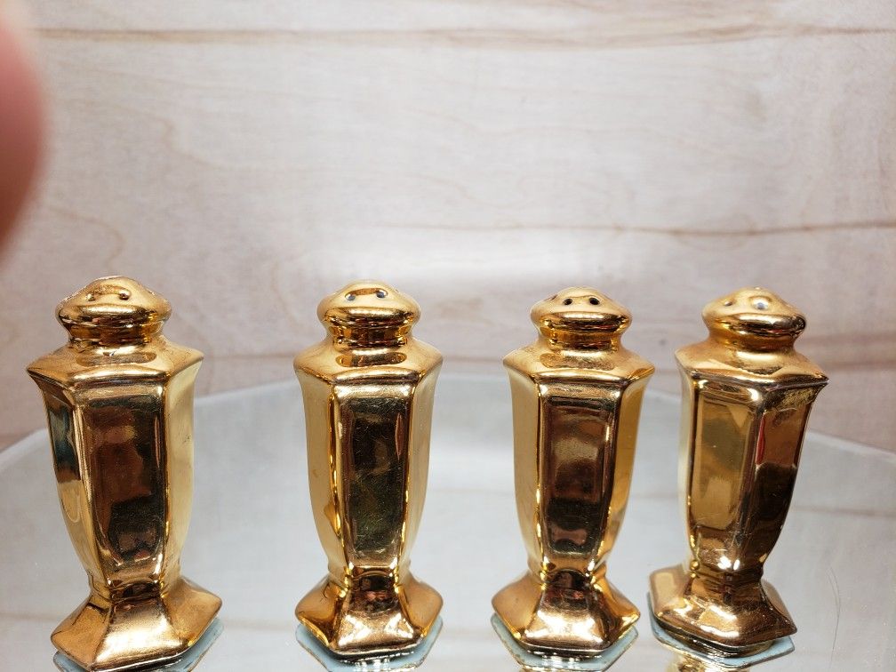 Vintage Czechosolvaki Porcelain Salt Pepper Shakers