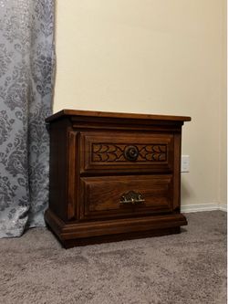 Vintage Link & Taylor Oak Side Table