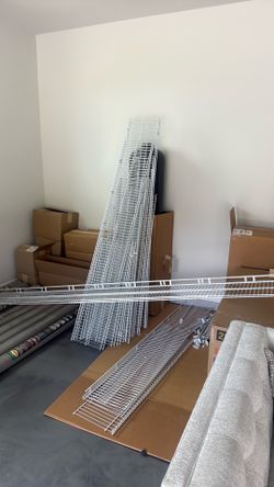 Closet racks wire racks
