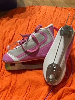 Double bladed beginner ice skates girls size 2