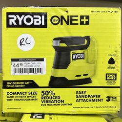 Ryobi 18V CORNER CAT™ Finish Sander (new)
