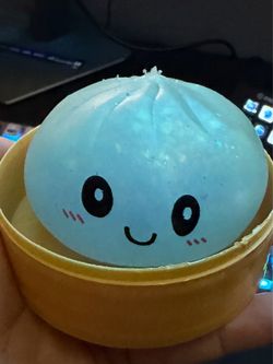 Blue glitter dumpling