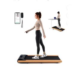 Spaco 3-in-1 Walking Pad with Remote and Smart APP Control for Home Office, Under Desk Electric Treadmill Motorized Exercise Machine