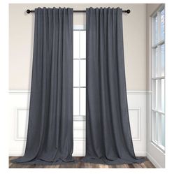 Dark Grey Curtains 
