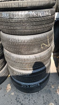 245 60 18 (4) QUALITY used tire MICHELIN free installation