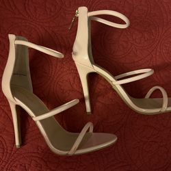 New Nude Bebe Baby Pink High Heels