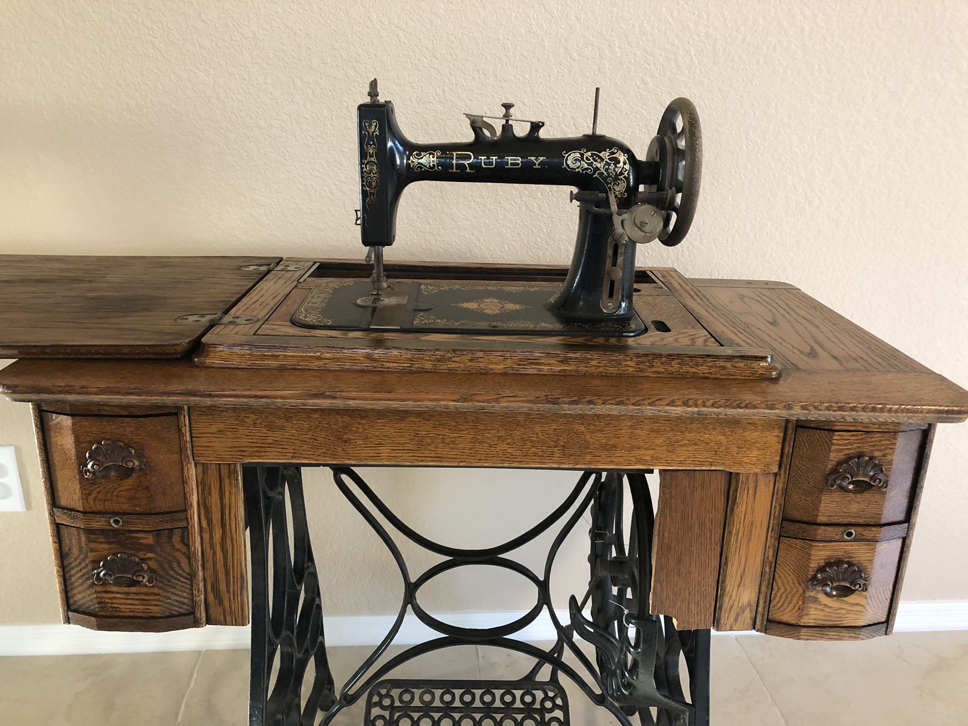 Antique Treadle Sewing Machine