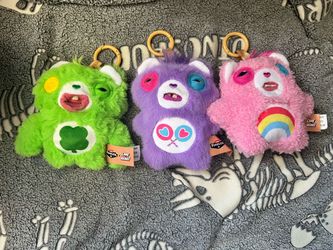Fuggler x Care Bears Plush Clip-On Set of 3