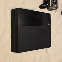 PS4 With Games And Two Controllers 
