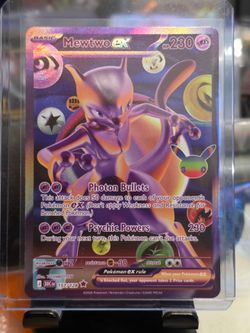 Mewtwo ex 157/128 Secret Rare Pokémon Card