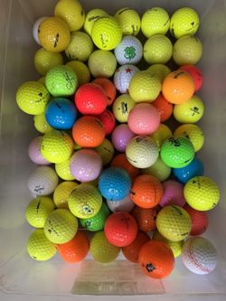 COLORED GOLF BALLS- 4 DOZEN TOTAL