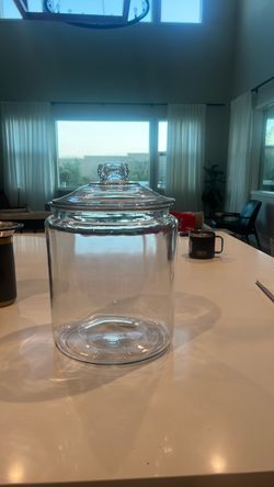 Anchor Hocking large glass jar