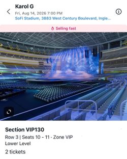 Karol G Sofi Stadium Friday Aug 14