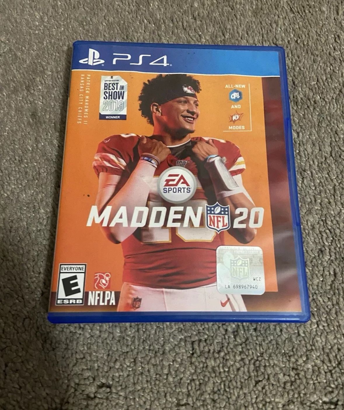 Madden NFL 20  For PS4 Excellent Condition 