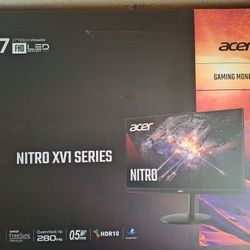 Acer XV1 Nitro 27" 280hz .5 Response Time Freesync Gaming Monitor