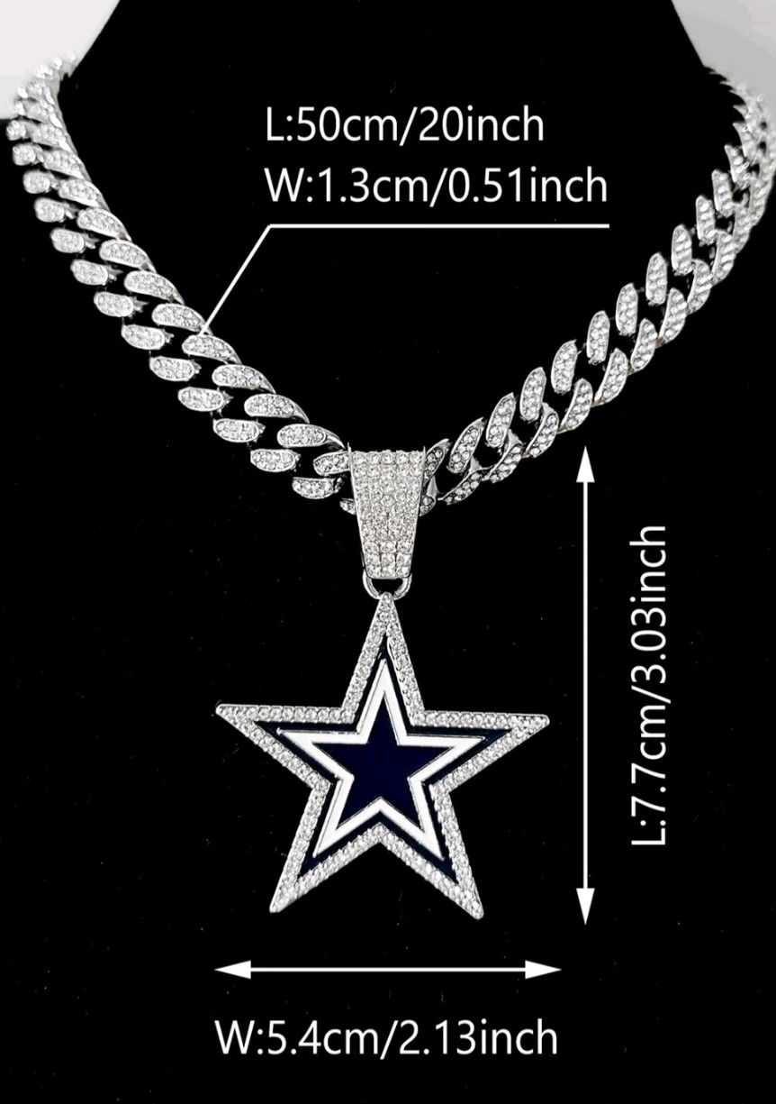 Cuban Masonite D Town Necklace