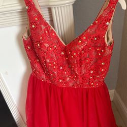 Girl Dress/ Red/ Size 6