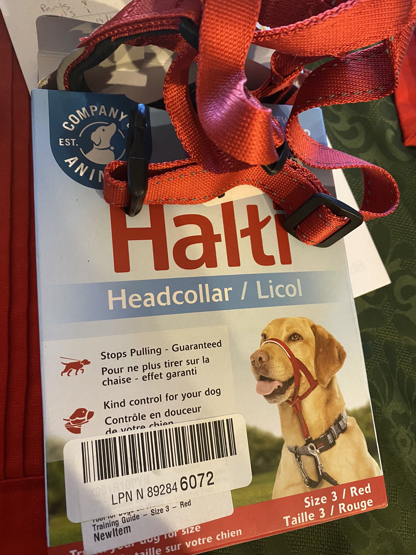 Head Collar Gentle Leader Dogs Size Large/xl